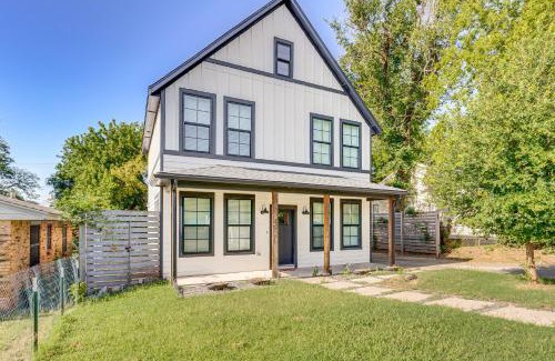 Central Oklahoma City Casa | Stylish OKC Farmhouse with Garden - Close to OU