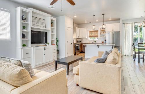 Central Oklahoma City Casa | Stylish OKC Farmhouse with Garden - Close to OU