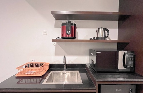 By Pass Ngurah Rai Apartamento | Stylish Studio (No Kitchen) Apartment At Skales Residence Nusa Dua Bali