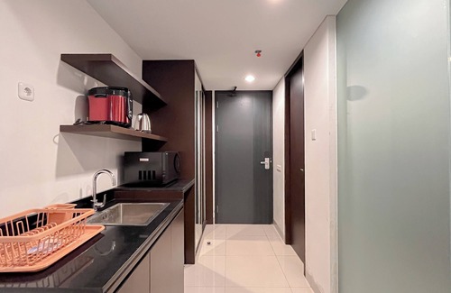 By Pass Ngurah Rai Apartamento | Stylish Studio (No Kitchen) Apartment At Skales Residence Nusa Dua Bali