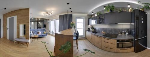 Kielce Apartamento | Stylowy Loft Apartament z Tarasem i Garażem