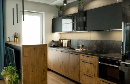 Kielce Apartamento | Stylowy Loft Apartament z Tarasem i Garażem