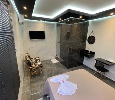 Centro Apartamento | Suíte Silver 204 com ar condicionado