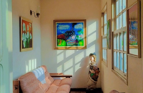 Ouro Preto Apartamento | Suíte com Vista Para a Montanha