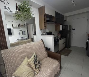 Panamby Apartamento | Suíte Confortável em Apto 17º Andar I Perto Estação João Dias