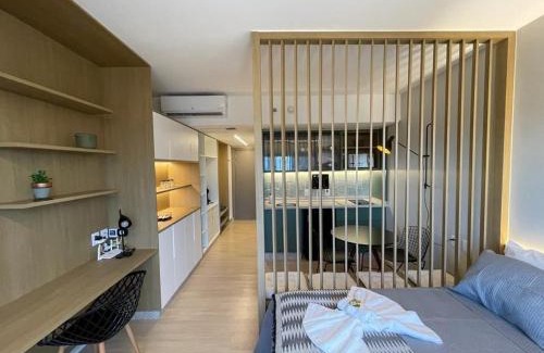 Setor Bueno Apartamento | Suíte Luxuosa com cozinha Blend Smart 1356