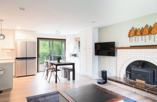 North Creek Casa | Suburban Oasis w/ Hot Tub, Fitness Room, and Office in Serene Bothell