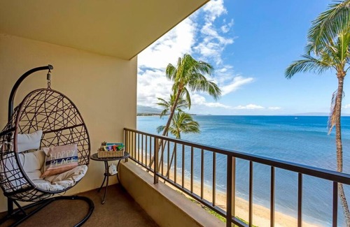 Kihei Apartamento | Sugar Beach Resort 534- Oceanfront with amazing views at Sugar Beach Resort