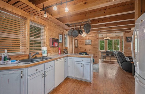 Vein Mountain Cabina | Sugar Hill Cabin 45 Min to Asheville Hot Tub Fire pit