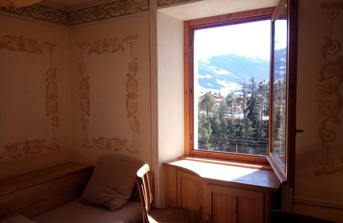 Premadio Apartamento | Apartamento con frescos sugerentes en el área de Bormio-Bagni Vecchi