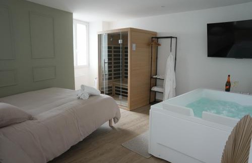 Etampes Apartamento | Suite Détente - Spa & Sauna