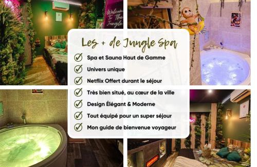 La Mare Aubry Apartamento | Suite Jungle Spa - Sauna & Balnéo