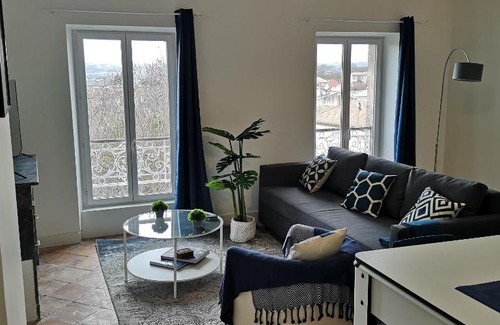 Castelnaudary Apartamento | Suite Mermoz -T3- Belle vue - Billard-wifi-Vélo