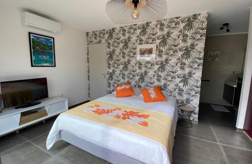 La Garde Casa | Suite MOOREA dans villa avec piscine au calme, proche plages