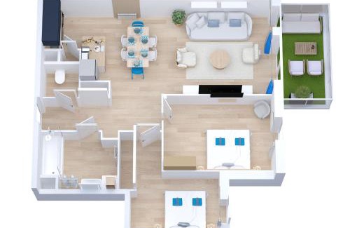 Les Sables d'Olonne Apartamento | Suite Olonna Spa et Terrasse à 7 min des plages
