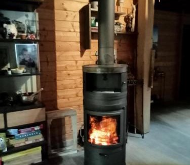 Carcans Casa | Suite parentale dans maison en bois calme - frigo, vue jardin
