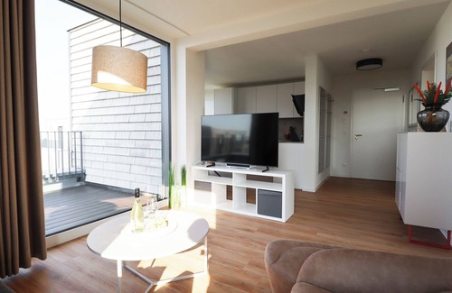 Marienleuchte Apartamento | Suite Relax 3.0 - Roof terrace. Sauna. Baltic Sea view.