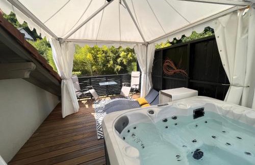 Meisenthal Apartamento | Suite spa privatif Verte Vallée, séjour zen