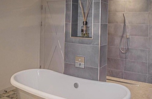 Clitheroe Casa | Suite-King-Baño con bañera-Vista al campo