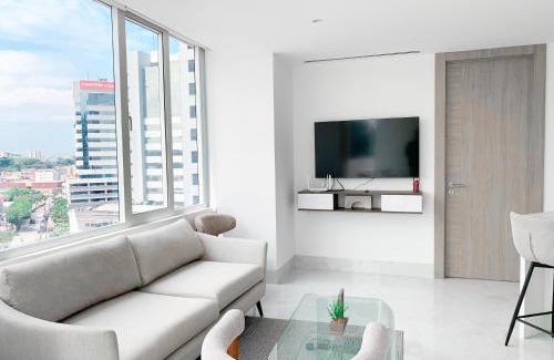 Barrio Kennedy Apartamento | Suites de lujo cerca del WORLD TRADE CENTER, Parking Gratis, GYM, PISCINA