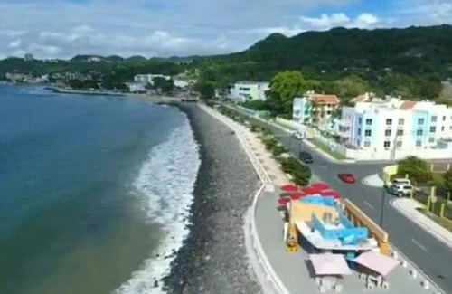 Aguadilla Pueblo Apartamento | Summer all year! Oceanfront with Pool A/C