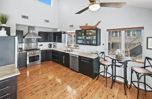 Avon Casa | SUMMER SAVINGS - Oceanfront Home with Hot Tub, Beach Access Next Door, and Grill