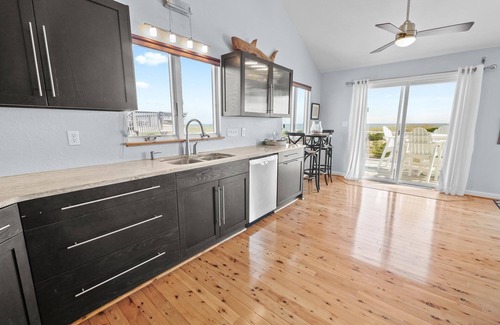 Avon Casa | SUMMER SAVINGS - Oceanfront Home with Hot Tub, Beach Access Next Door, and Grill