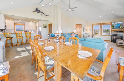 Hatteras Island Casa | SUMMER SAVINGS Semi-Oceanfront w/ Hot Tub, Game Rm, Cmty Pool, Tennis/Pickleball
