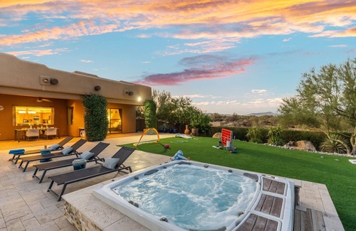 Rio Verde Foothills Casa | Summer Specials - Game Room, SPA, Pool, Putting Green, Multiple Family Fun House
