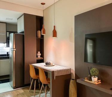 Sao Jose dos Campos Apartamento | Summit Flat, ótima localização, limpeza diária, academia e piscina