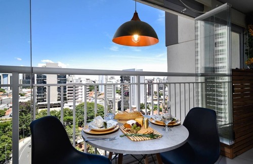 Pinheiros Alquiler De RV | Summit Pinheiros| Charming and Cozy Apartment| Wi-Fi| Swimming Pool