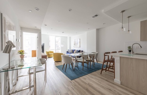 Hoboken Apartamento | Sun-kissed 3BR Loft With Patio Minutes to NYC