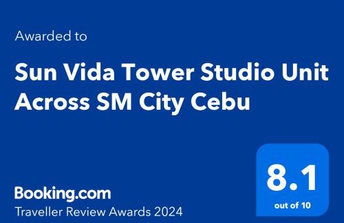 North Reclamation Area Apartamento | Sun Vida Tower Studio Unit Across SM City Cebu