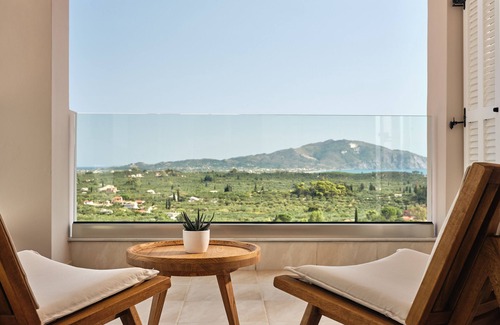 Lithakia Villa | VILLA I CON VISTA AÉREA (135m², Vista al Mar, Piscina Infinita)