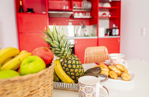 Agios Stefanos Apartamento | sunlight ornos suites Azure