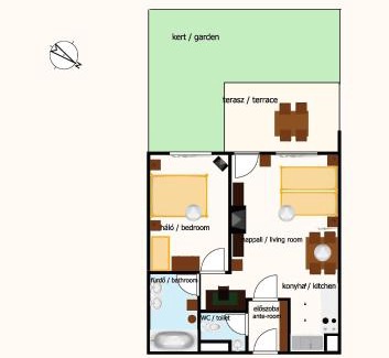 Siofok Aranypart Apartamento | Sunny Apartman