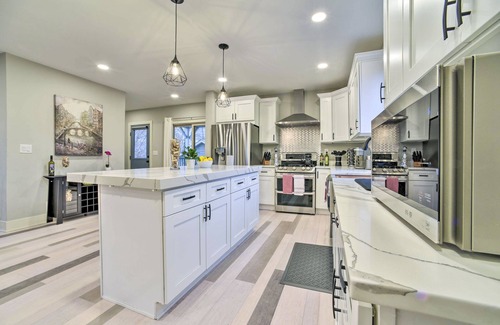Clawson Casa | Sunny Clawson Home w/ Yard - Walk to Main St!