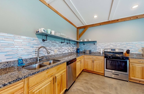 Ellsworth Casa | Sunny duplex near forests and lakes with open layout, smart TV, & washer/dryer