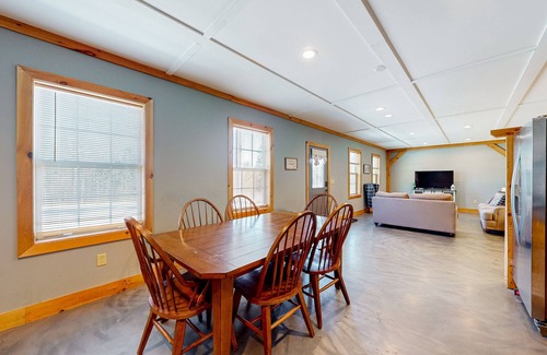 Ellsworth Casa | Sunny duplex near forests and lakes with open layout, smart TV, & washer/dryer