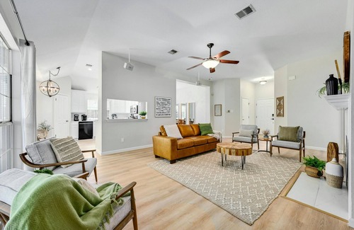 Wells Branch Casa | Sunny Haven: Open Concept Living w/ Games Galore!
