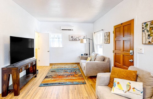 Blenman-Elm Casa | Sunny home with old-school charm, fireplace, grill, & covered patio - dogs ok