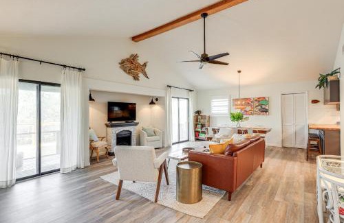 Suwannee Casa | Sunny Side Up Canal-Front Getaway with Dock!
