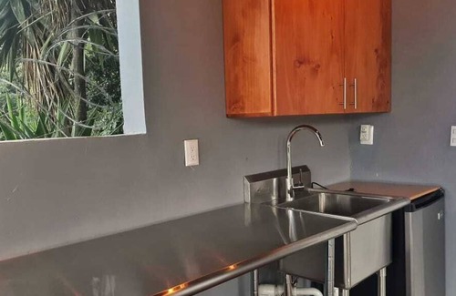 San Pedro La Laguna Complejo | Sunnyside Up Glamping. Queen bed, million dollar views, private kitchen and bath