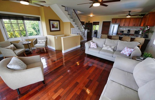 Sandy Bay Casa | Sunset and Ocean views at Sandy Feet Retreat with private infinity pool.