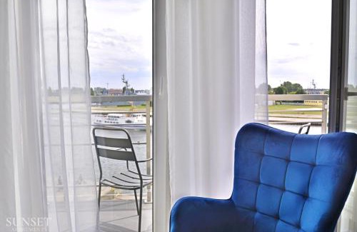 Swinoujscie Apartamento | Sunset Apartments - Villa Concha - PARKING - widok na port!
