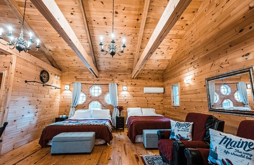 Belgrade Chalet De Esquí | Estudio encantador frente al mar en Belgrado, Maine.