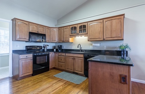 Sapphire Casa | Sunset Mountain Views From Back Deck & Sapphire Resort Amenities 1-Level 3BR/2BA