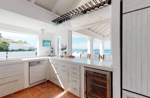 Pointe Milou Casa | Puesta de sol y vista al mar en Villa Cap Au Vent
