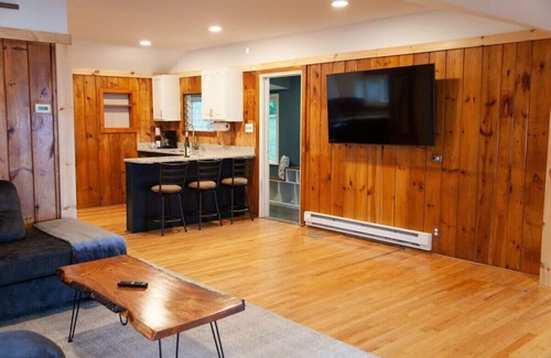 Teall Beach Casa | Cozy Lakefront Cottage with Dock & Fenced Yard