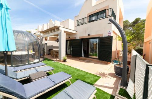 Sant Josep de sa Talaia Casa | Sunset sea view & garden Spa Cala Tarida 6p max